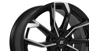 RC34 schwarz front-poliert
